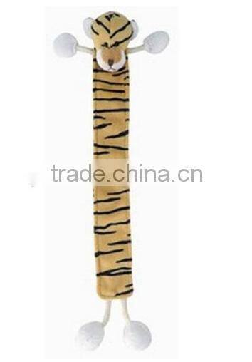 Plush tiger bookmark toy