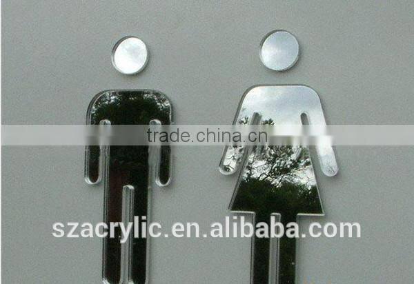 magnetic glass mirror sticker