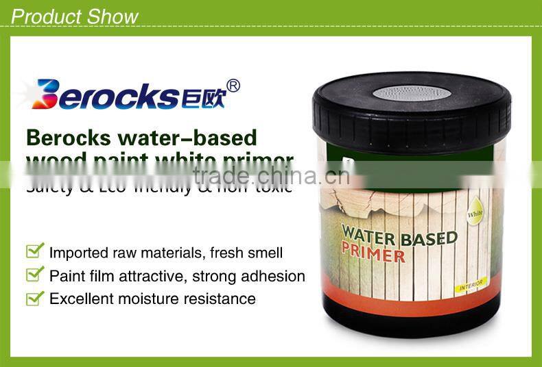 Liquid water based wood primer