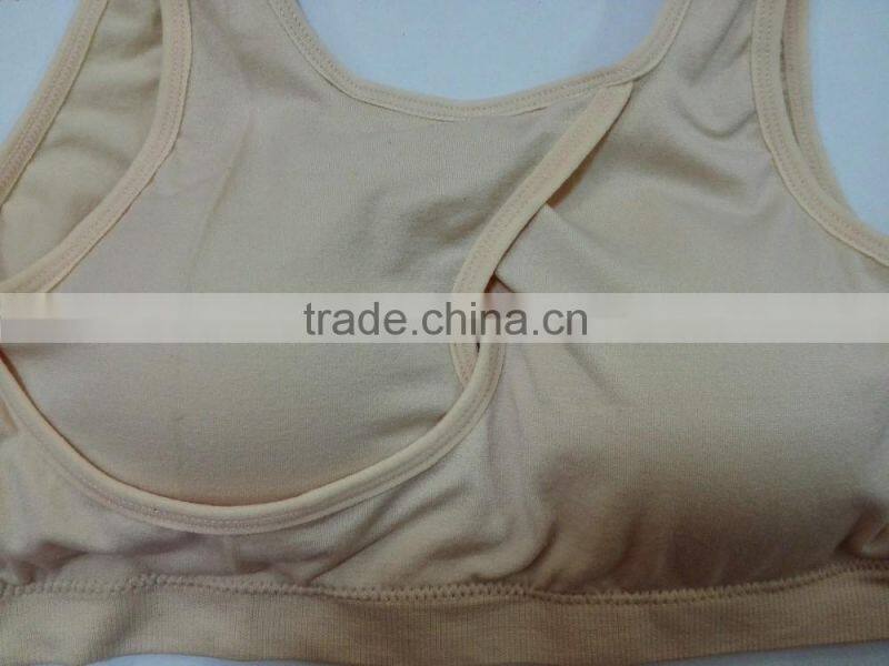 Underwired seamless padded sports bra hot sex bra for women