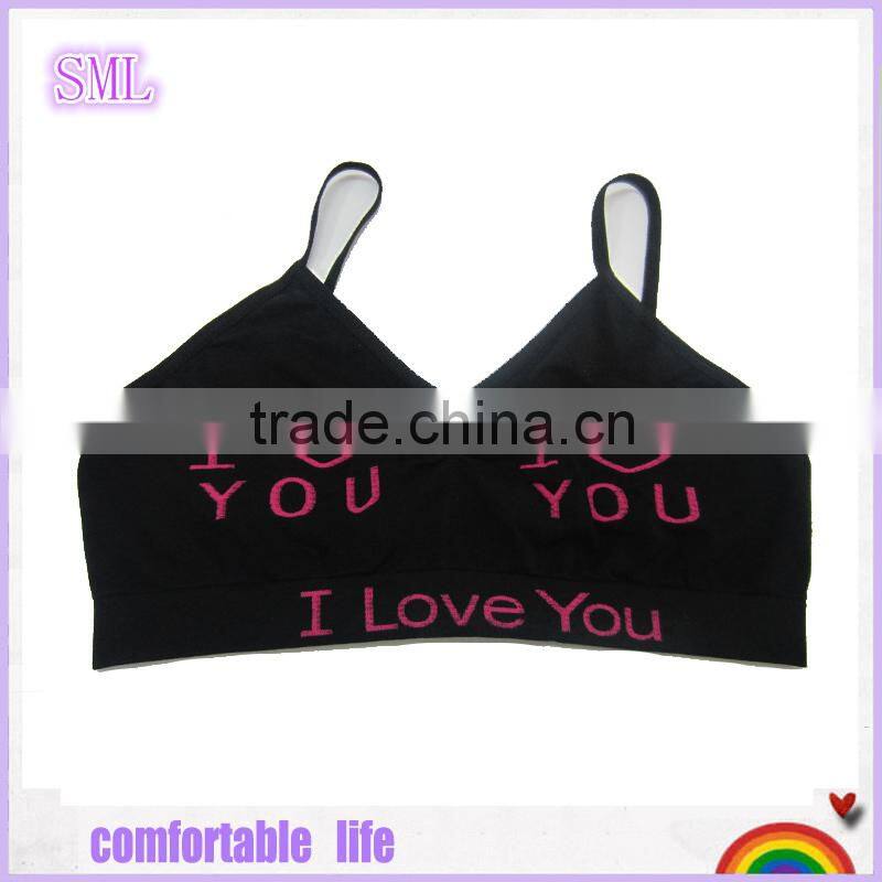 New fashionable bra with printing cartoon in China