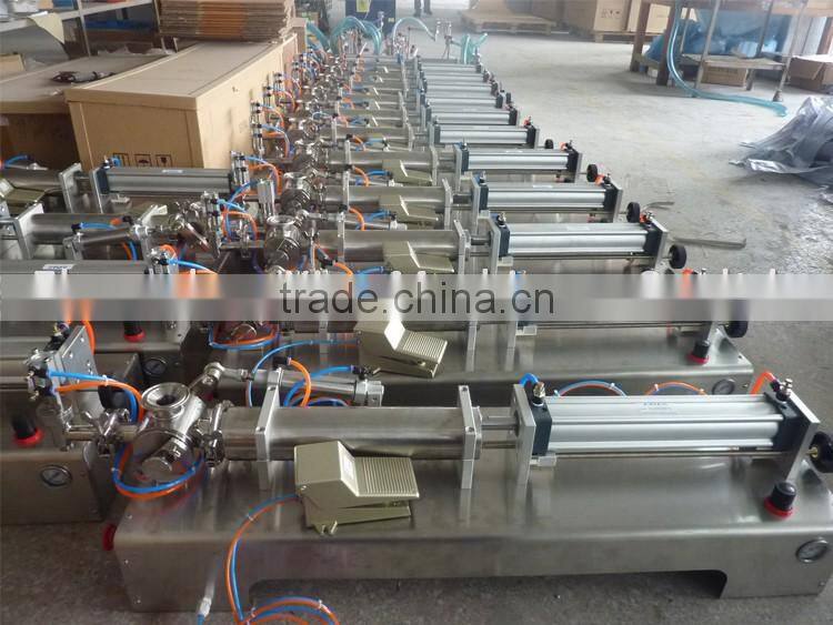 Liquid filling machine semi automatic manual ketchup liquid filling machine