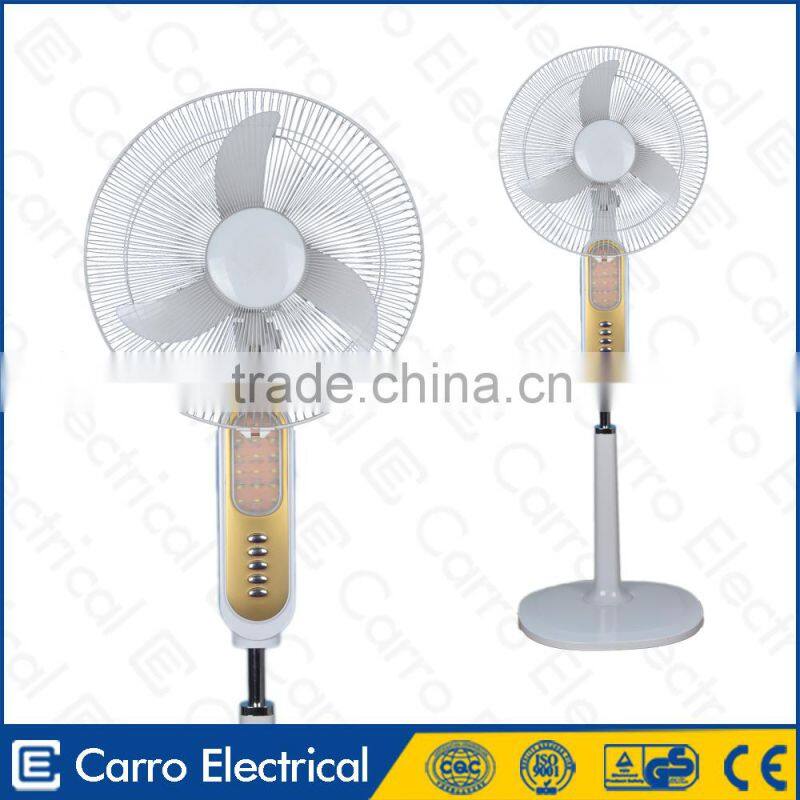 Carro Electrical 18inch 12v 18w stand big fan with lamps