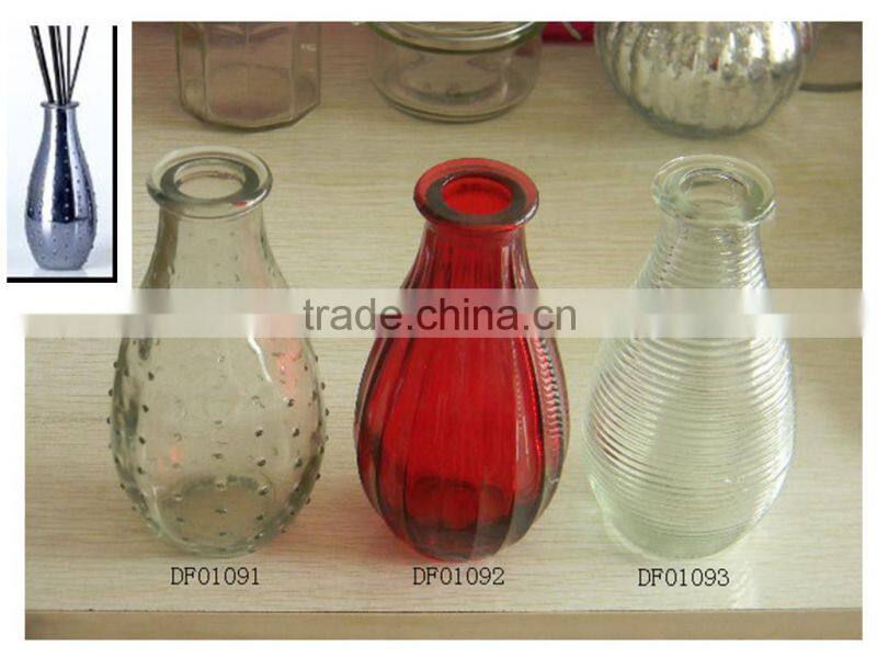 wholesale different type glass vase flower,vase wedding,glass vase for Home Decoration