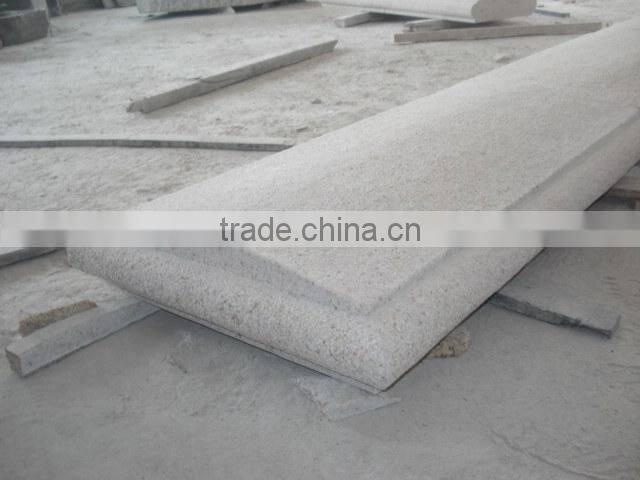 G682 yellow granite wall cap stone