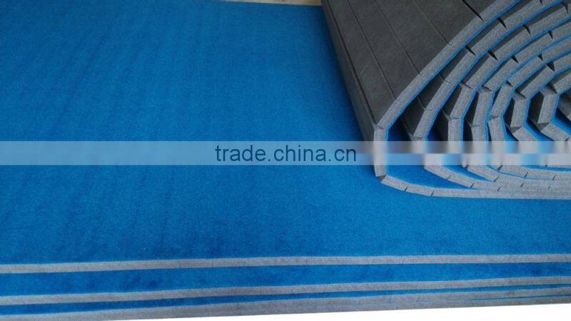 Factory direct carpet cheerleading carpet floor mat