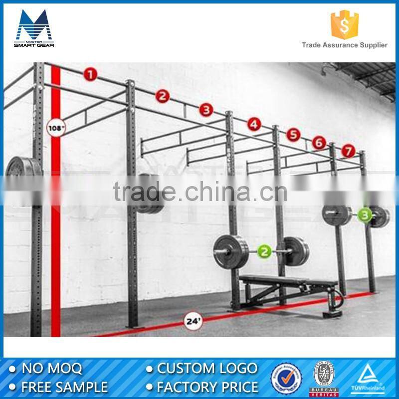 MSG New Style 3''x3'' Tube Crossfit Rigs Wall Mounted Crossfit Rigs with J-Cup