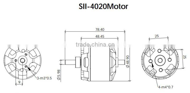 Scorpion SII-4020-630KV Motor for Aeroplane