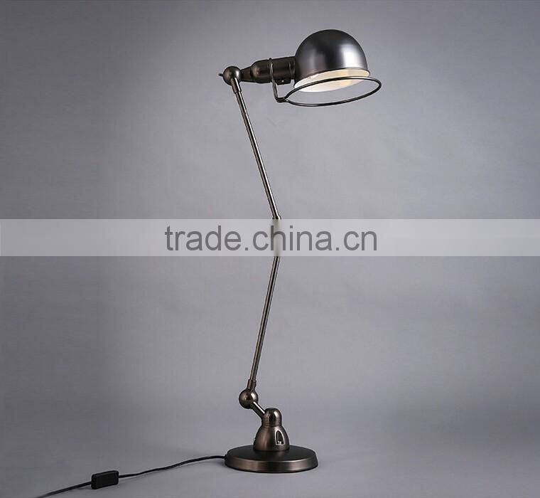 Industrial LED Adjustable Swing Arm Desk Light