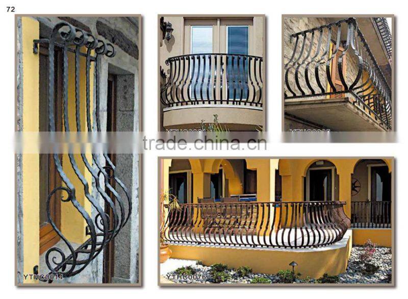 Protective & decorative wrought iron window guard