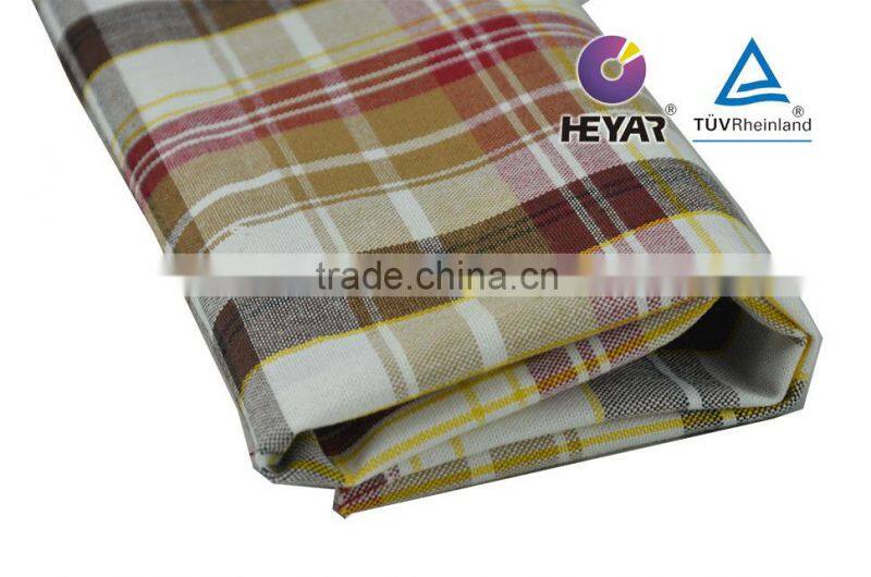 clolor yarn fabric sea island brushed cotton fabric