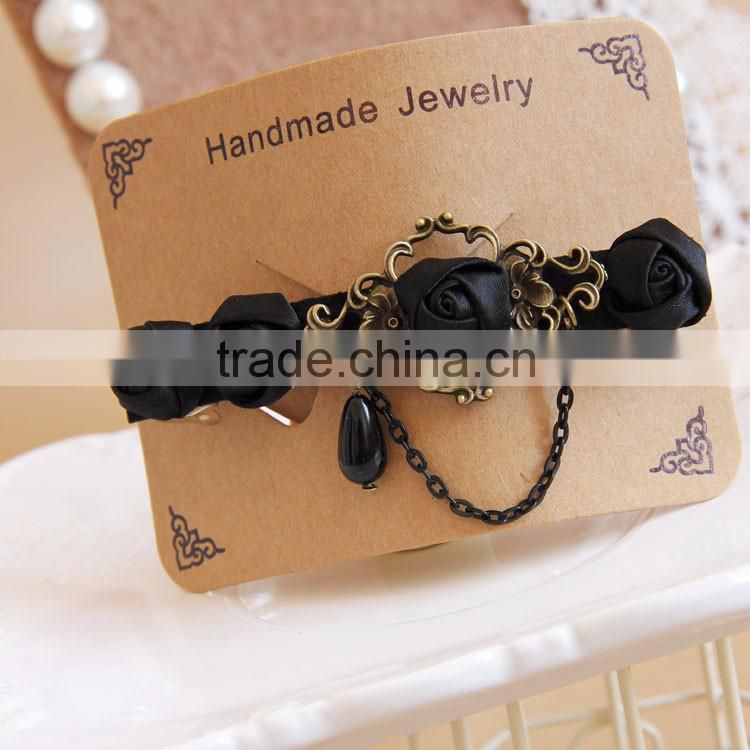 MYLOVE black rose barrette high quality headwear
