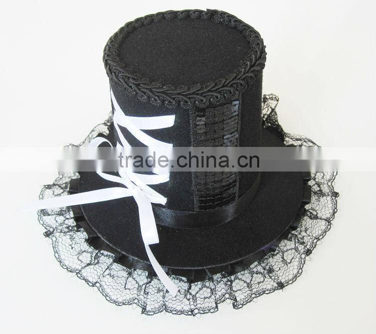 MYLOVE black fascinator party hat festival headwear MLGM036