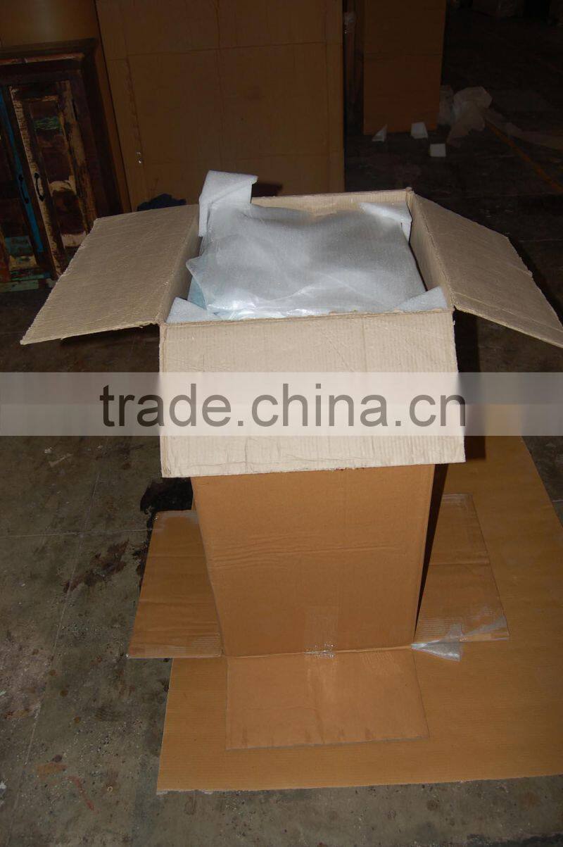 Recalimed wood TV unit on Wheels