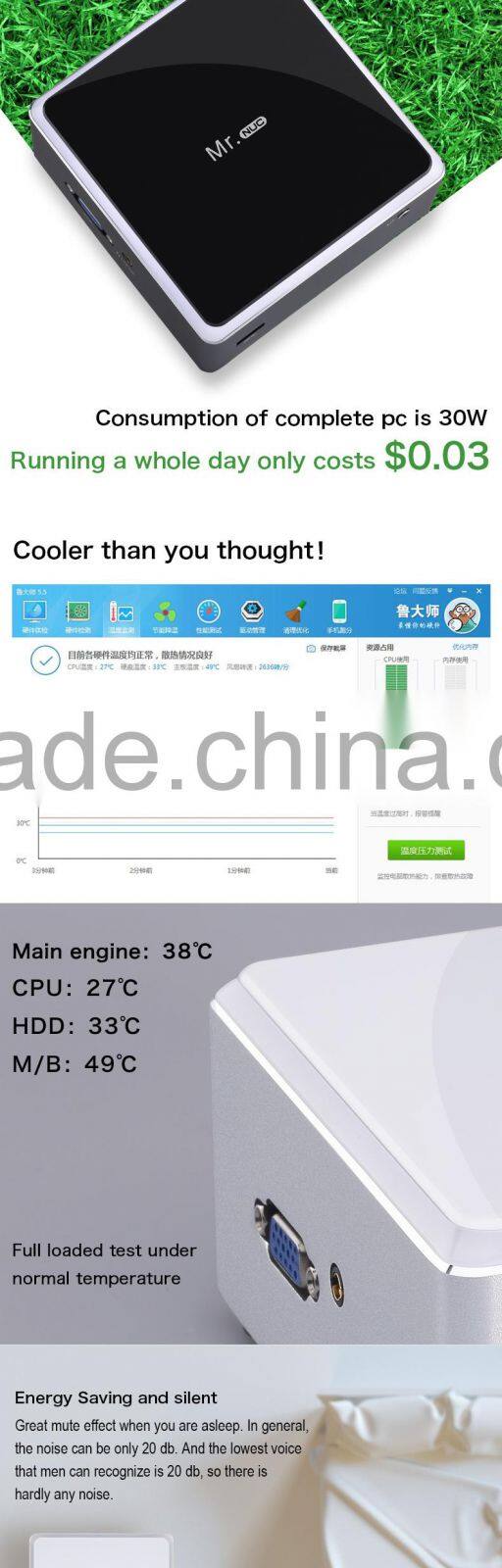 New Promotion miracast quad core mini pc windows xp
