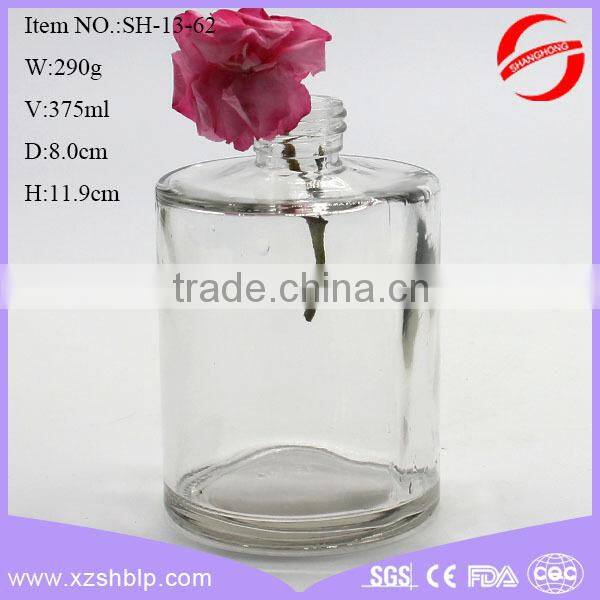 hot sale glass perfume air aroma reed diffuser empty bottle