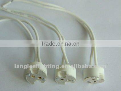 MR16 MR11 Lamp Holder, MR16 Light Base, Bi-pin Lamp Holder, Ceramic