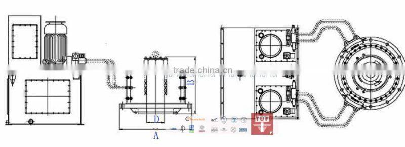 Rotary vane marine steering gear (heavy duty type)