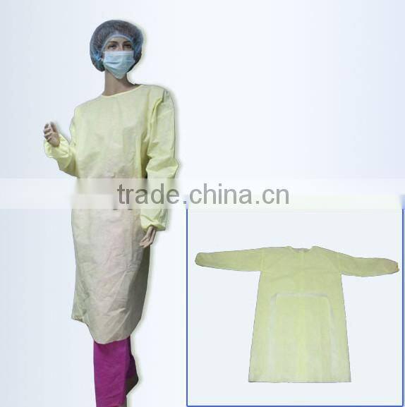 40gsm PP protection disposable gown