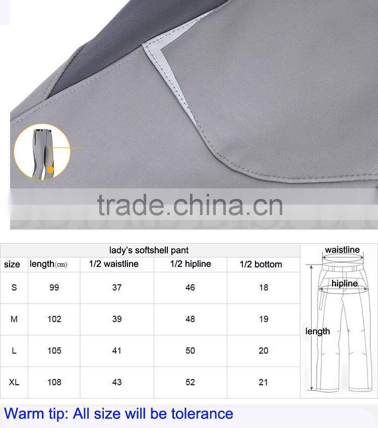 2015 china Hot sale Hangzhou waterproof women cheap sports jogger pants