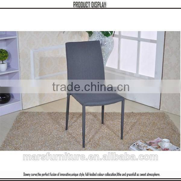 Wholesale Modern Cheap Colorful Stacking Fabric Dining Chair For Dining Room Furniture