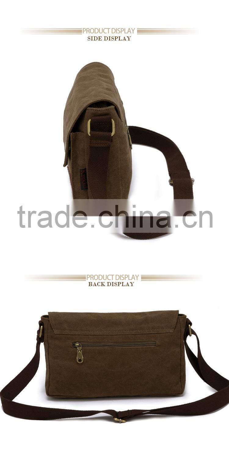 Cotton Canvas Teen Shoulder Bag Casual Lady Messenger Bag Cross Body Bag Woman Single Shoulder Bag 4 colors