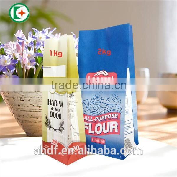 custom printed flour packaging paper bag