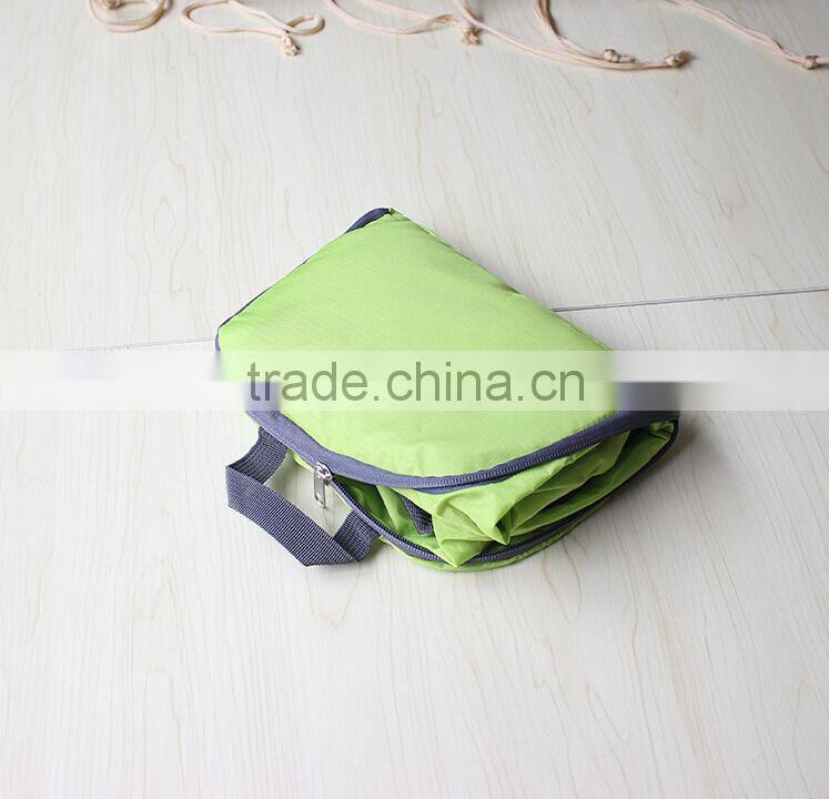 fashion outdoor waterproof fold nylon backpack storage bag for small quantity order