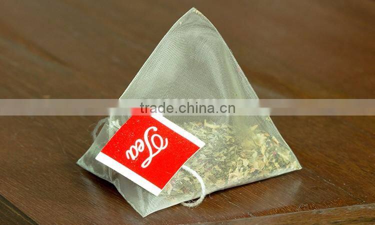 Hot Sale Biodegradable Nylon Pyramid Tea Bag