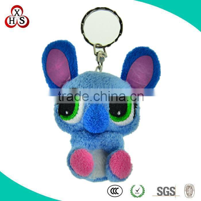Funny Felt Fabric Customed Soft moscots key chain for sale