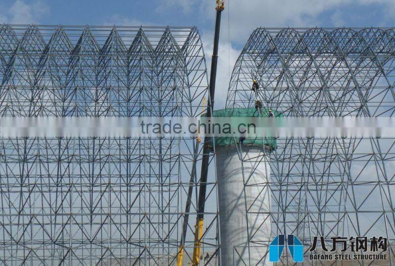 Space Frame Coal Storage Shed by Steel Roof Covering from China Supplier