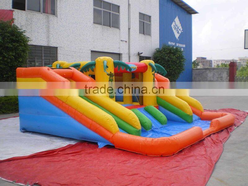 Hola yellow inflatable slide/custom inflatable slide for sale