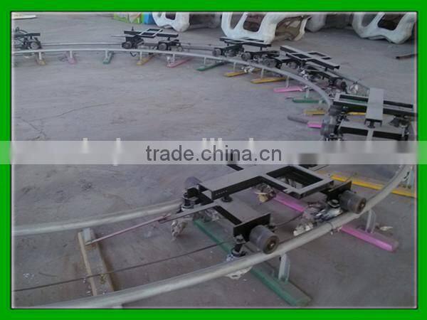 Electric track train with customized track electric kiddie train for sale