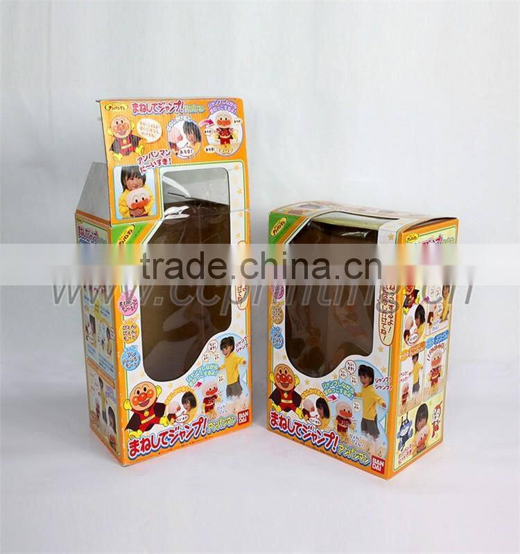 Window clear corrugated dolls paper box gift box packaging box
