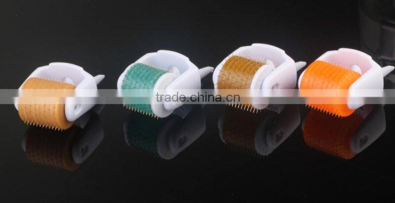 Private label Replaceable head micro needle roller,disk needle therapy derma roller for skin care,skin scar removal -L012