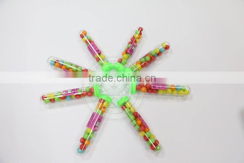 Crazy Acid Tube shape Candy Sour Puffed Confectionery