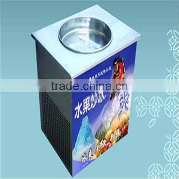 frying ice pan machine/2 pan durable fry ice cream machine