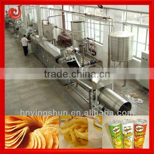 stainless steel fried potato chips processing machines