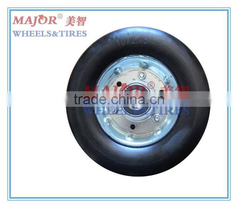 Good quality 10X2.75 Solid Rubber Wheel