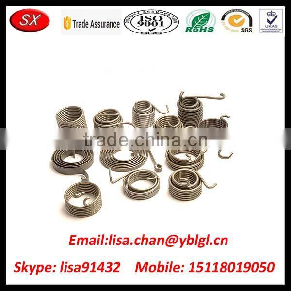 Dongguan Factory OEM Steel Extension Springs with Double Hooks