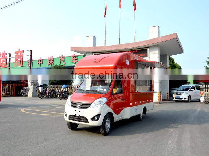 mini 4x2 Euro V gasoline food truck for sale
