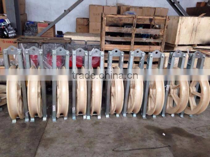 Overhead Transmission Line OPGW Stringing Pulley Blocks 660x100mm