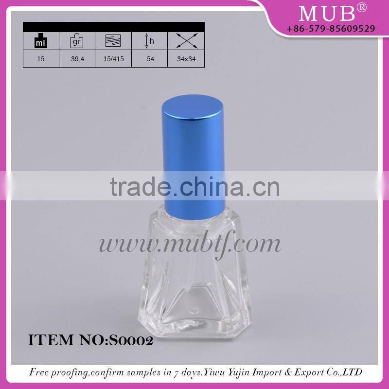 S0026 new style mini screw spryer bottle glass bottle colored high quality