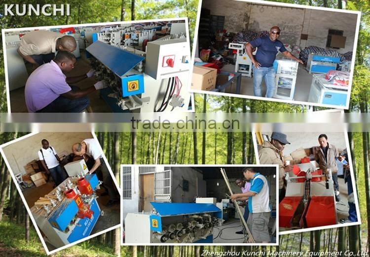 Top quality! KUNCHI brand bamboo toothpick / skewer making machine with total solution! No.6927