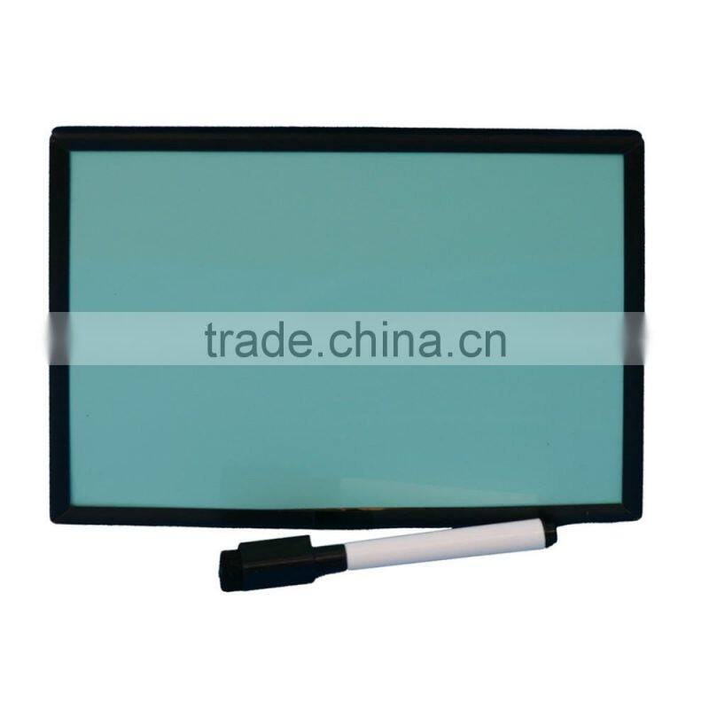 Beautiful full color printing magnet board /magnetic writing board/magnetic drawing board & mark pen for promotion gift