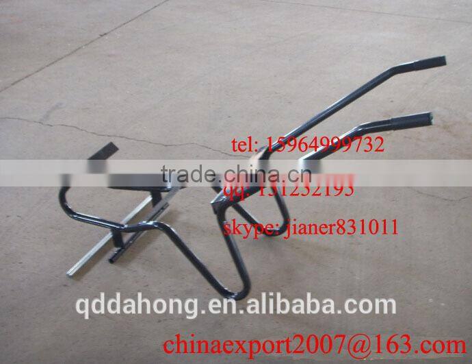140L Double Wheels Heavy Duty Plastic Wheelbarrow for construction and Garden Use