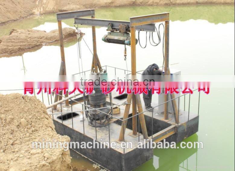 Hot sale diesel engine boat submersible sand pump