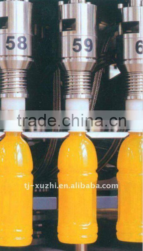 Production line for water without gas
