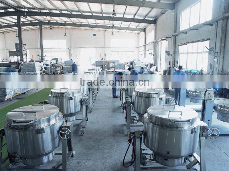 tiltable gas kettle / cooker/ stockpot /stainless steel steam jacketed kettle