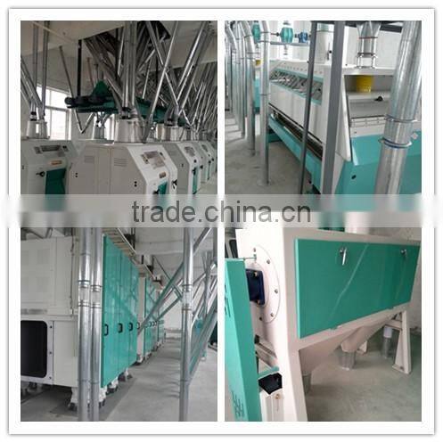 china luohe hualiang hot sale 5-100T per day of wheat flour making machine with good price